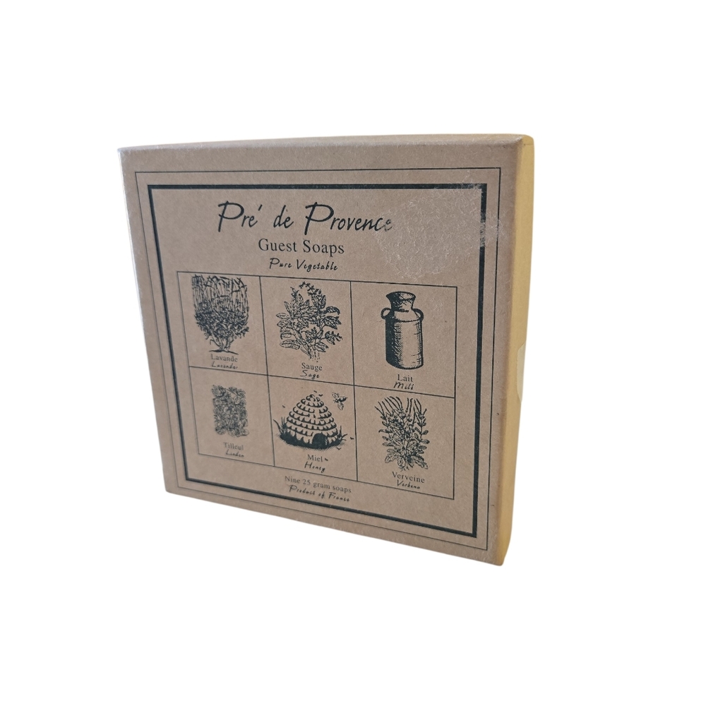 New Pre de Provence Guest Soaps Vegetable Set of 9 Soaps of 25 g each France - Picture 2 of 5